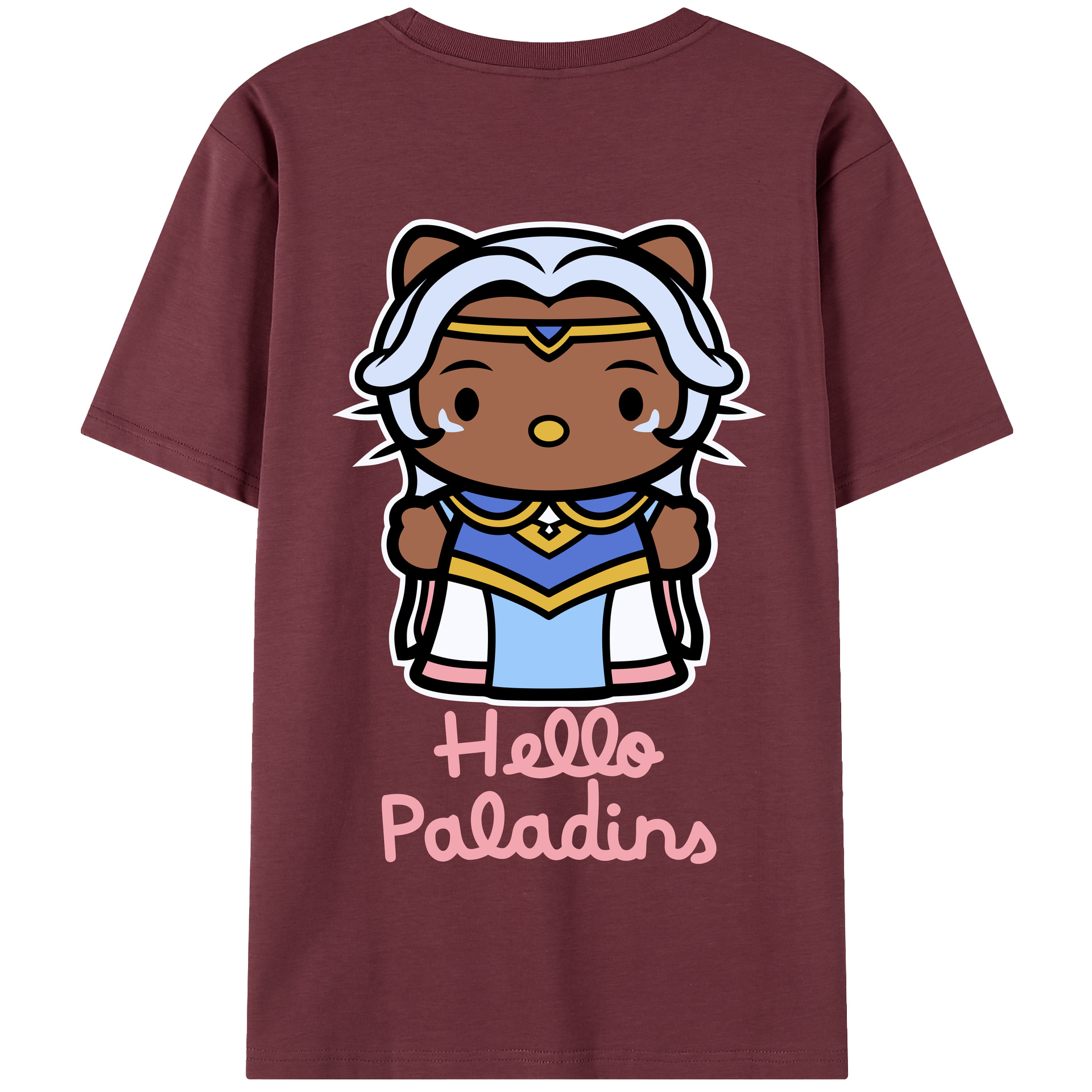 （画像用） Hello Kitty ハローキティ 綿100％半袖Tシャツ（背面プリント）